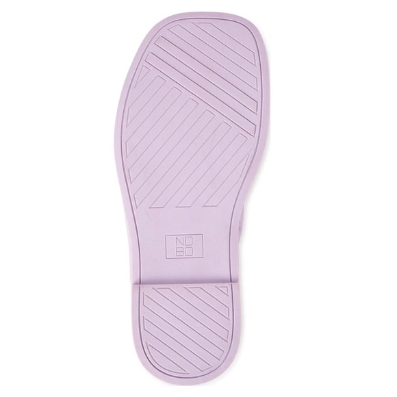 Lavender- Puffy Flip Flops from No Boundaries - Picture 2 of 2